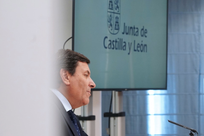 Carlos Fernández Carriedo, consejero de Economía y Hacienda y portavoz de la Junta. ICAL