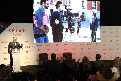 Oscar Puente presenta Valladolid Unesco Creative City of Film en Fitur 2023.- ICAL