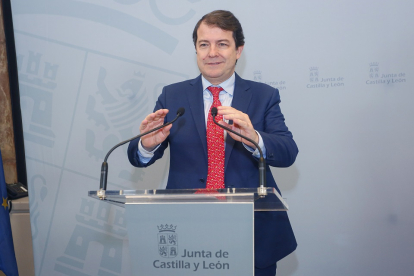El presidente de la Junta de Castilla y León, Alfonso Fernández Mañueco.- E.M.