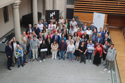 CaixaBank y Fundación Ávila reconocen en un acto a las 21 entidades beneficiarias de la 'Convocatoria de Acción Social 2022'. -ICAL