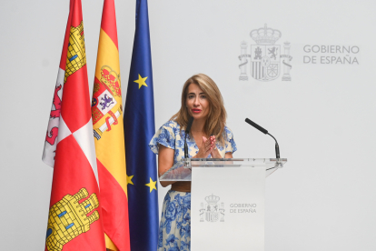 Intervención de la ministra de Transportes, Movilidad y Agenda Urbana, Raquel Sánchez.- ICAL