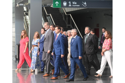 Inauguración de la Línea de Alta Velocidad Madrid-Burgos.- ICAL