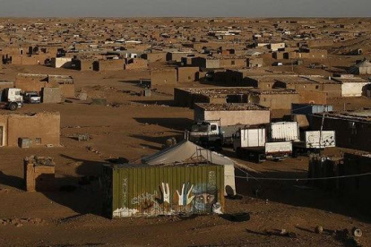 Campo de refugiados de saharauis en Tinduf, al sur de Argelia. - EL MUNDO
