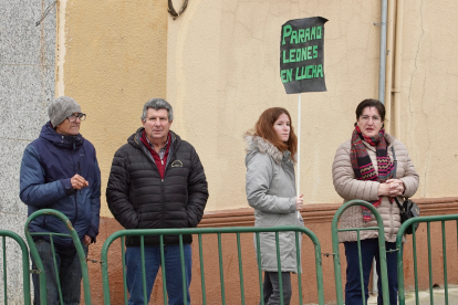 Protestas agrarias en Santa María del Páramo, León. -ICAL