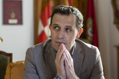El presidente de la Diputación y del PP de Valladolid, Conrado Íscar .- J.M. LOSTAU