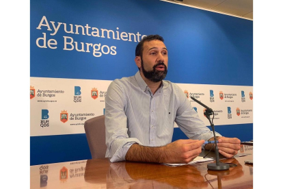 Daniel Garabito, concejal de Licencias del Ayuntamiento de Burgos. - EUROPA PRESS