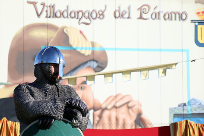 Villadangos del Páramo en León celebra la recreación de la Batalla de Villadangos.-ICAL