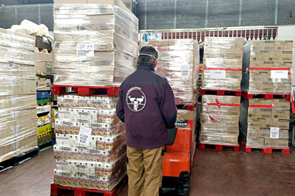 El Banco de Alimentos de León recibe 10 toneladas de productos Gallo.- ICAL