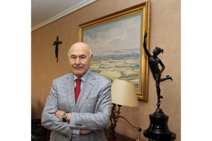 Presidente de la Cámara de comercio de Palencia, Vicente Villagrá Blanco. - ICAL