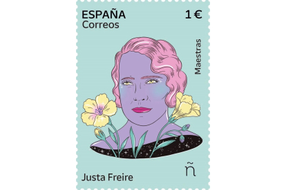 Correos emite un sello dedicado a la pedagoga zamorana Justa Freire. CORREOS