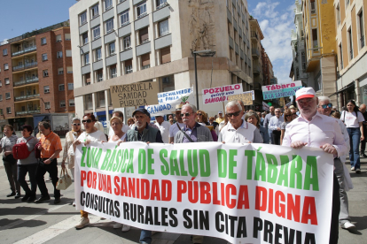 Manifestación en defensa de la sanidad pública en Zamora.- ICAL