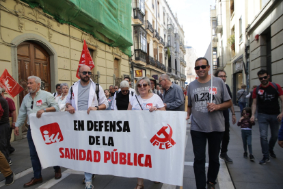 Manifestación en defensa de la sanidad pública en Zamora.- ICAL