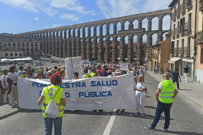 Manifestación en defensa de la sanidad pública en Segovia.- ICAL