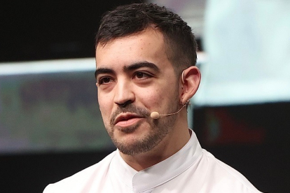 El cocinero Abulense, Carlos Casillas ganador del segundo premio al cocinero revelación. -ICAL.