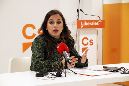 La coordinadora de Ciudadanos en Castilla y León, Gemma Villarroel, en una imagen de archivo.- ICAL
