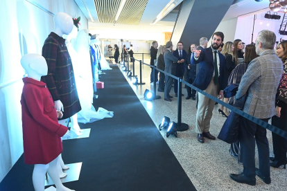 El vicepresidente de la Junta de Castilla y León, Juan García-Gallardo, asiste a la inauguración de 'Espacio Moda Castilla y León 2023'.- ICAL