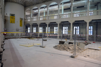 Obras de rehabilitación integral del edificio para uso administrativo de la Junta de Castilla y León en la Plaza de Madrid, de Valladolid. ICAL