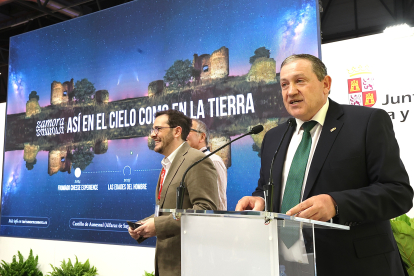 El presidente de la Diputación de Zamora, Javier Faúndez Domínguez, presenta la oferta turística de la provincia. -ICAL.
