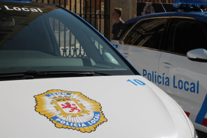 Vehículo de la Policía Local de León. -EP