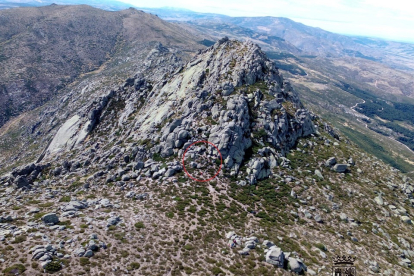 Rescate en el Pico Zapatero, en Sotalbo (Ávila). - JCYL