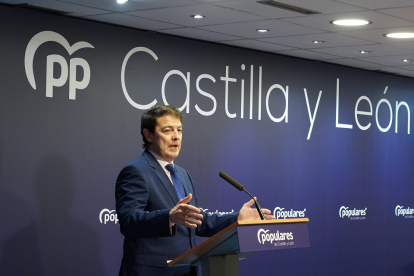 El presidente del PP de Castilla y León, Alfonso Fernández Mañueco, en una imagen de archivo.- ICAL
