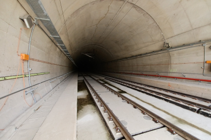 Estado del túnel de la Variante de Pajares. E.M.