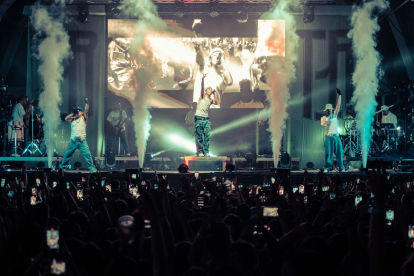 El artista argentino 'Trueno' en el escenario principal del Sonorama Ribera 2023. -GLORIANM