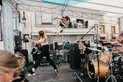 El grupo 'Anabel Lee' durante el último día del Sonorama Ribera 2023. -GLORIANM