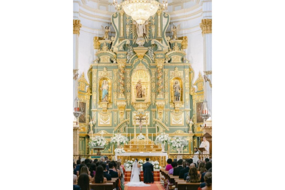 Boda entre Kepa Arrizabalaga, portero del Chelsea, y la leonesa  Andrea Martínez, Miss Universo 2020. -ANDREAMARTINEZ.F