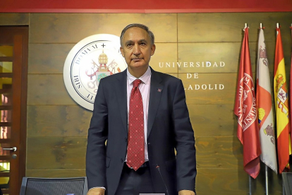El rector de la Universidad de Valladolid, Antonio Largo Cabrerizo. - ICAL