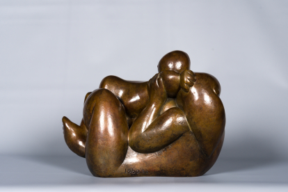 'Maternité. Mère et enfant' (1949), del escultor zamorano Baltasar Lobo, que se exhibió en el expositor de la galería Leandro Navarro en ARCO 2019. ICAL