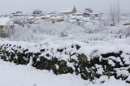 Nieve en la provincia de Salamanca.- ICAL
