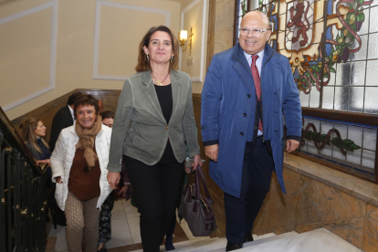 Teresa Ribera y Faustino Temprano. | ICAL