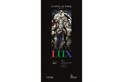 Cartel de la exposición LUX. - E.M.