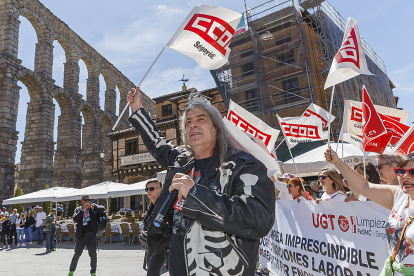 Manifestación del Primero de Mayo en Segovia. ICAL