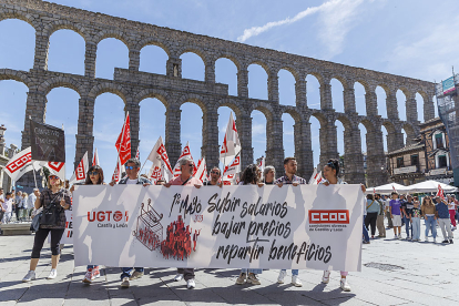 Manifestación del Primero de Mayo en Segovia. ICAL