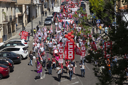 Manifestación del Primero de Mayo en Zamora. ICAL