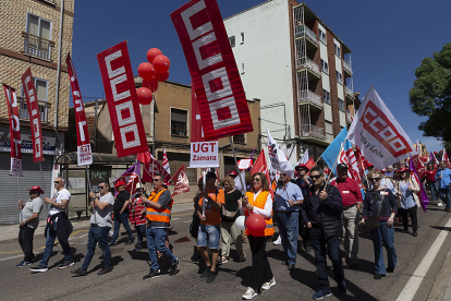 Manifestación del Primero de Mayo en Zamora. ICAL