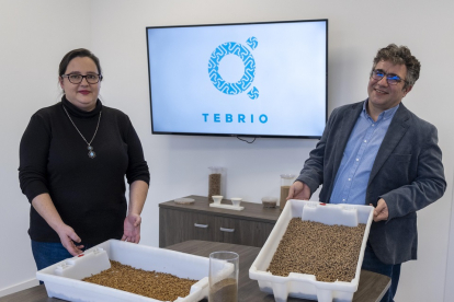 La empresa Tebrio, ubicada en Salamanca cría y procesa los gusanos de la harina para obtener fertilizantes y otros productos. - ICAL