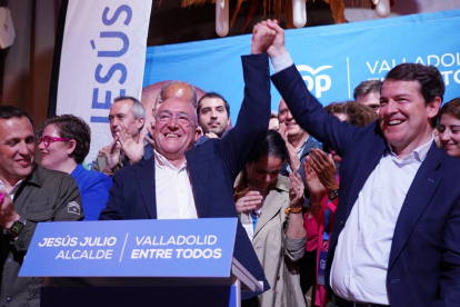 Jesús Julio Carnero, candidato del PP, gana las elecciones a la Alcaldía de Valladolid.- ICAL