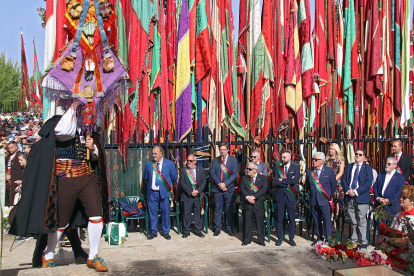 Autoridades de León durante la tradicional romería de San Froilán. -ICAL