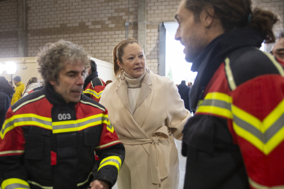 Javier Faúndez, inaugura el nuevo parque de bomberos junto a Irene Cortes Calvo - ICAL