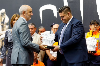 El presidente de la Diputación de Segovia, Miguel Ángel de Vicente, preside el acto de entrega de los Premios Diputación de Segovia, de las ediciones 2019, 2020 y 2021. ICAL