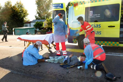 Hombre fallecido en un accidente entre un turismo y una motocicleta en la N-620 de Ciudad Rodrigo