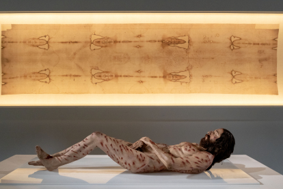 Escultura hiperrealista de Jesús en la exposición 'The Mistery Man'. ICAL