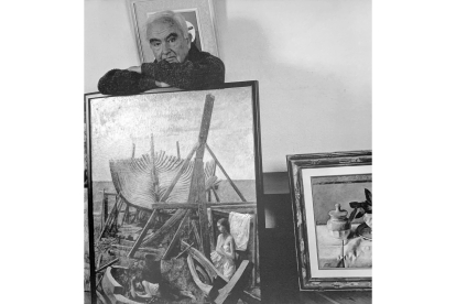 El pintor salmantino Zacarías González en una imagen de archivo. ICAL