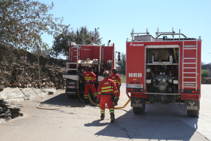 Incendio en Losacio de Alba (Zamora).- ICAL