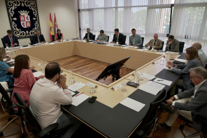 Reunión de la Junta de Portavoces de las Cortes de Castilla y León. Ical