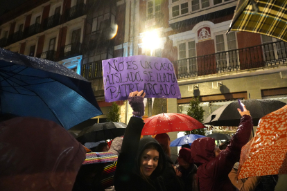 Manifestación en el Día Internacional de la Mujer en Valladolid. ICAL
