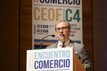 El consejero de Empleo, Industria y Comercio de Castilla y León, Mariano Veganzones.- ICAL